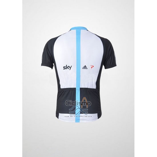 Sky Ropa Ciclismo Culotte Corto 2011 Mangas Cortas Negro y Azul